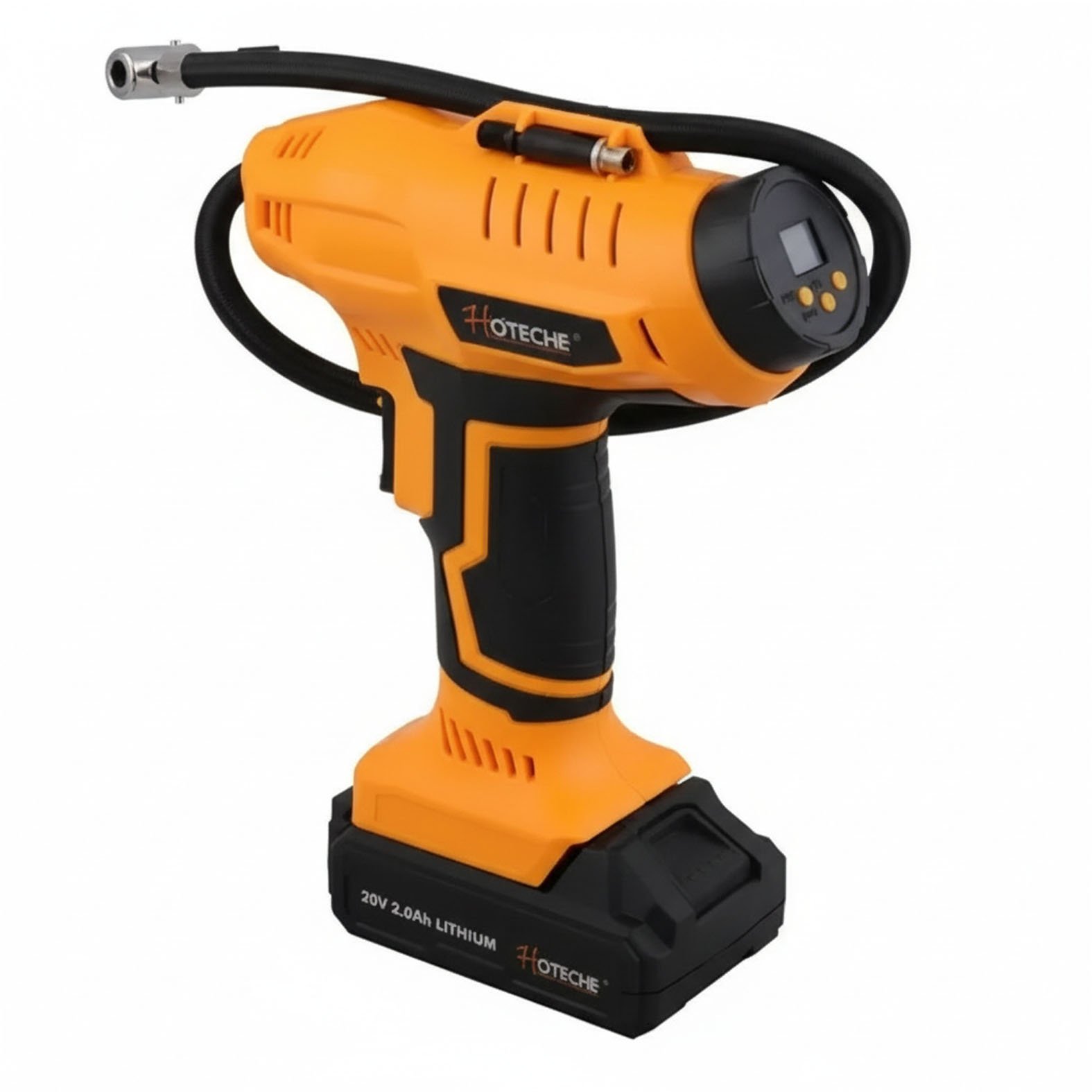 Inflador Inalámbrico de Neumáticos Tipo Pistola HOTECH