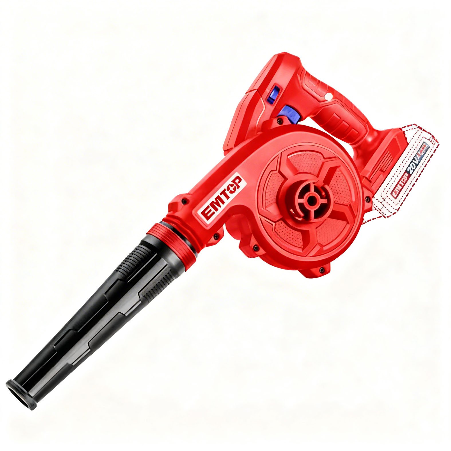 Soplador Inalámbrico 20V 18000RPM EMTOP